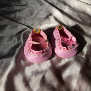 Pink build a bear shoes